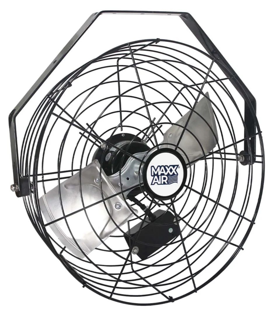 18" 3300 cfm High Velocity 3-Speed Wall Mount Fan