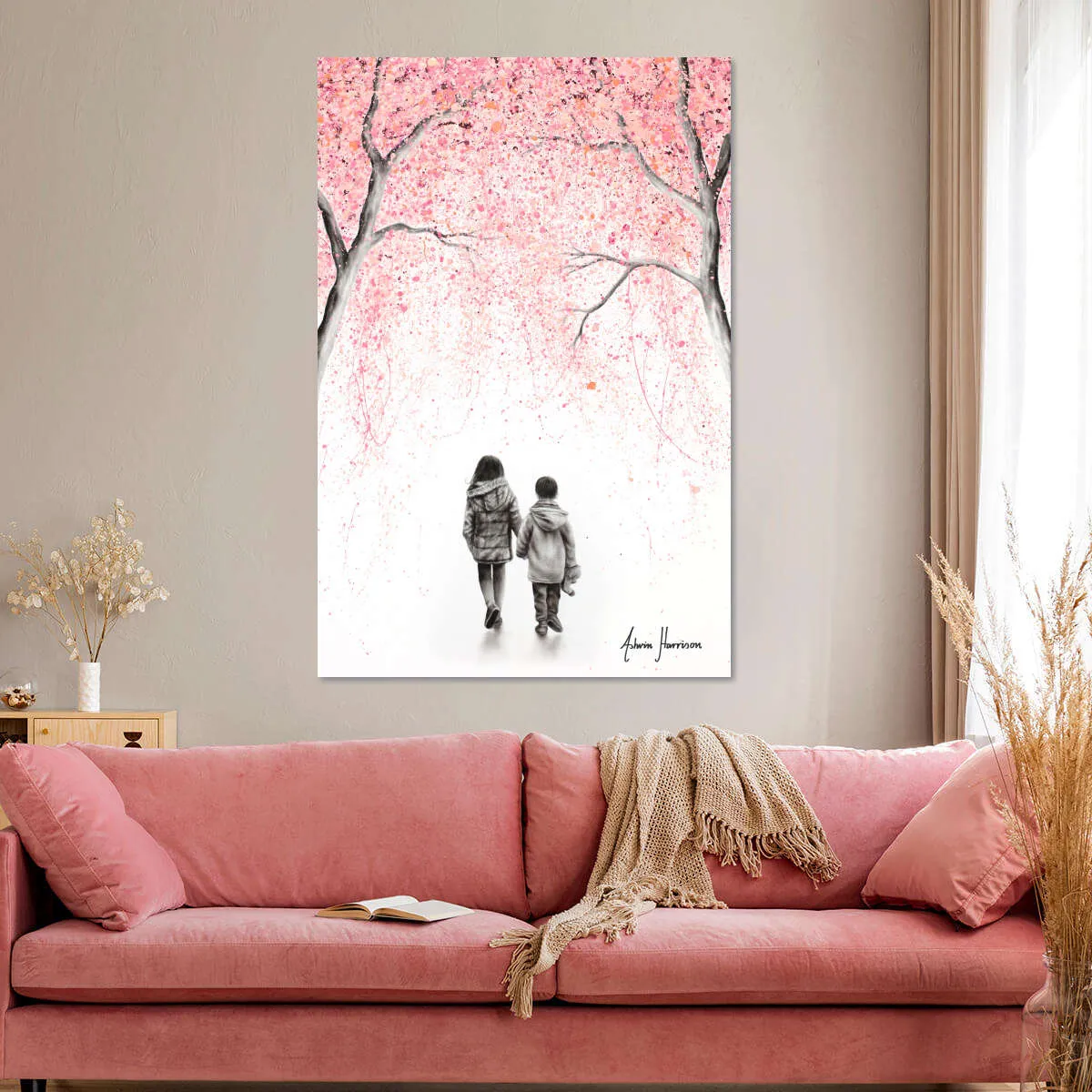 A Blossom Walk Wall Art