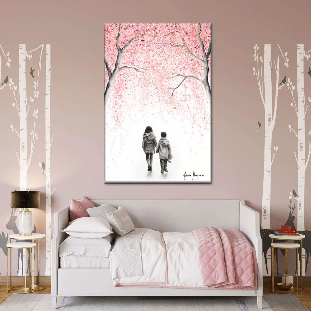 A Blossom Walk Wall Art