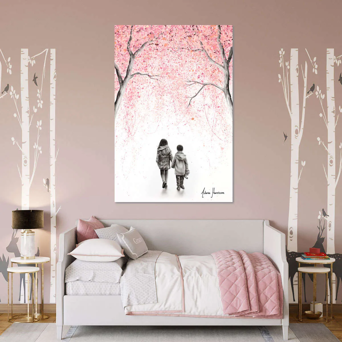 A Blossom Walk Wall Art