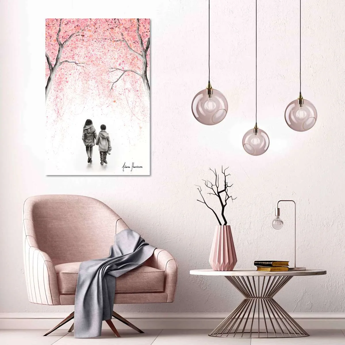 A Blossom Walk Wall Art