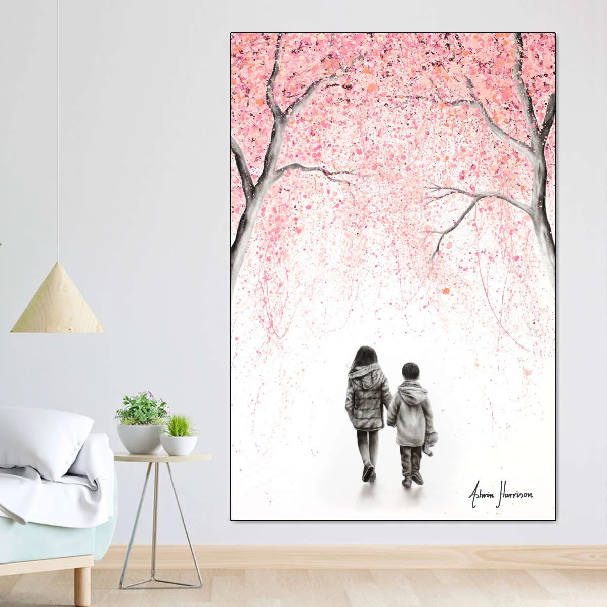 A Blossom Walk Wall Art