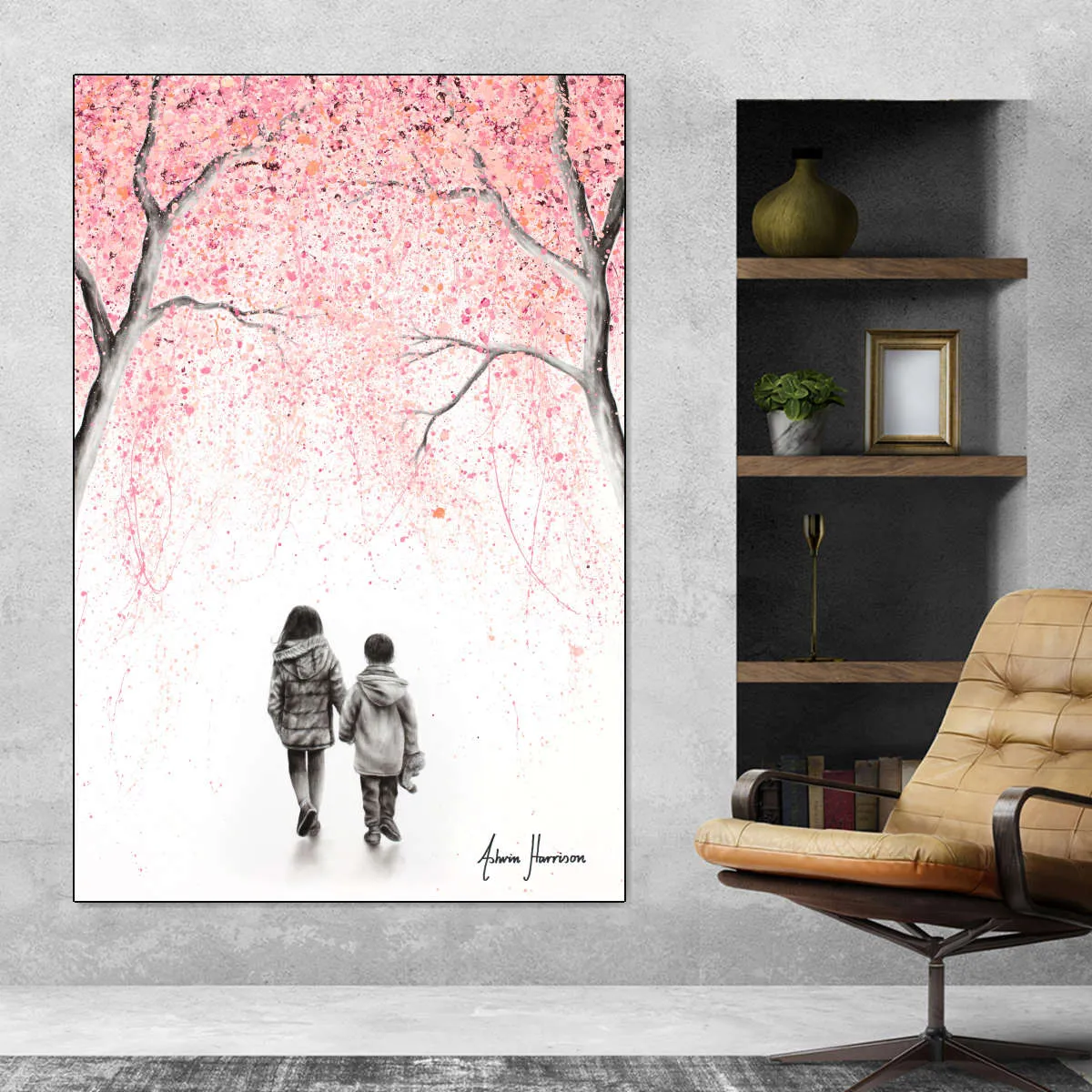 A Blossom Walk Wall Art