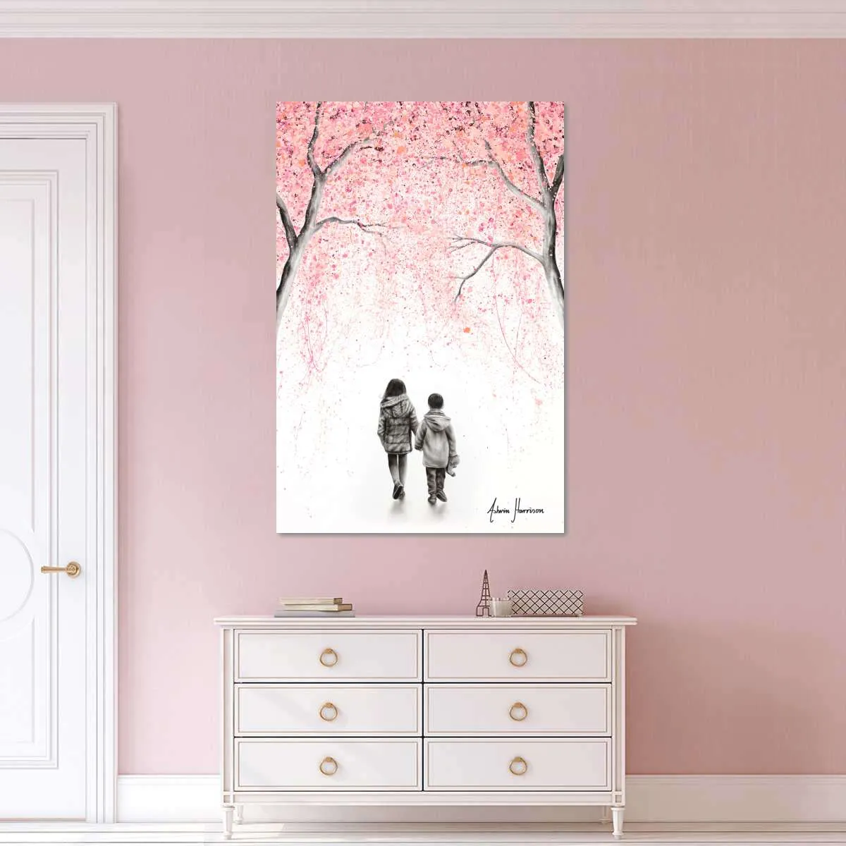 A Blossom Walk Wall Art