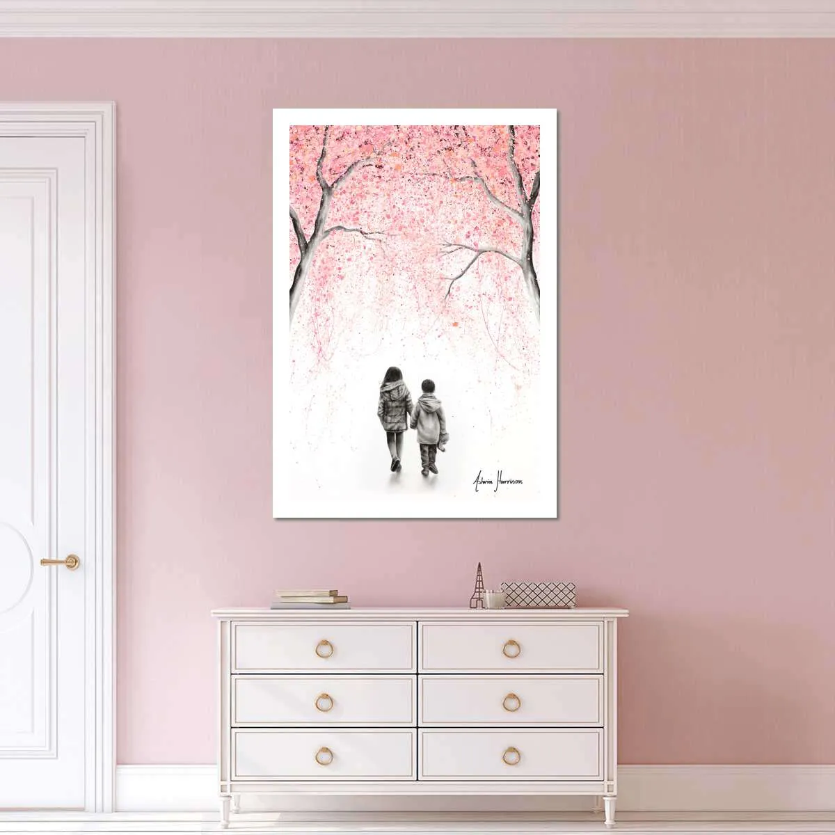 A Blossom Walk Wall Art