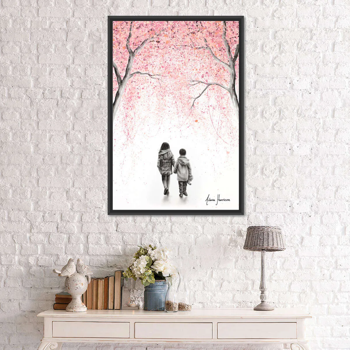 A Blossom Walk Wall Art