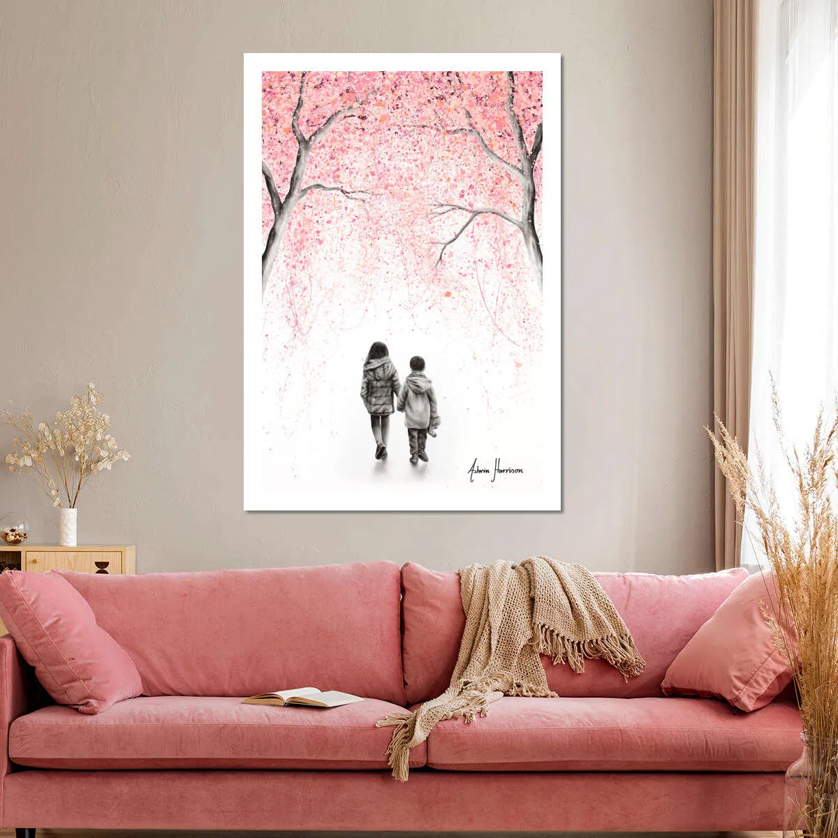 A Blossom Walk Wall Art