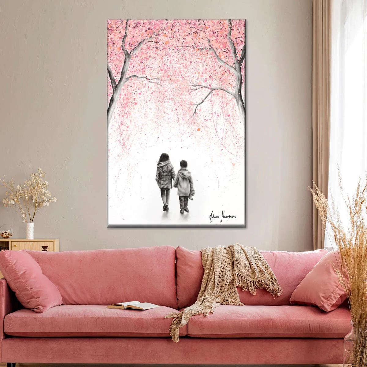 A Blossom Walk Wall Art