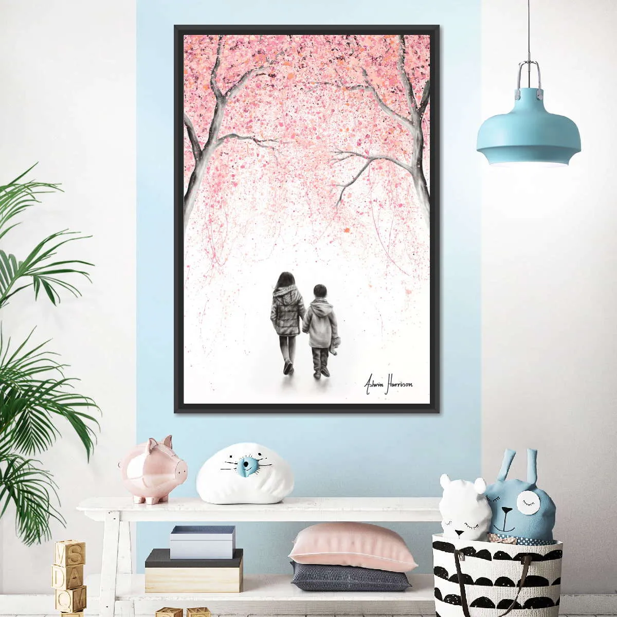 A Blossom Walk Wall Art