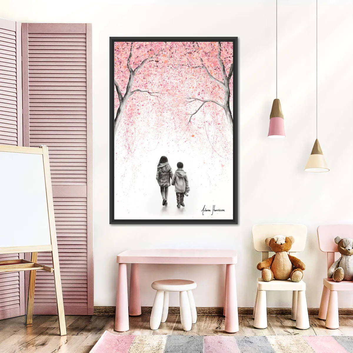 A Blossom Walk Wall Art