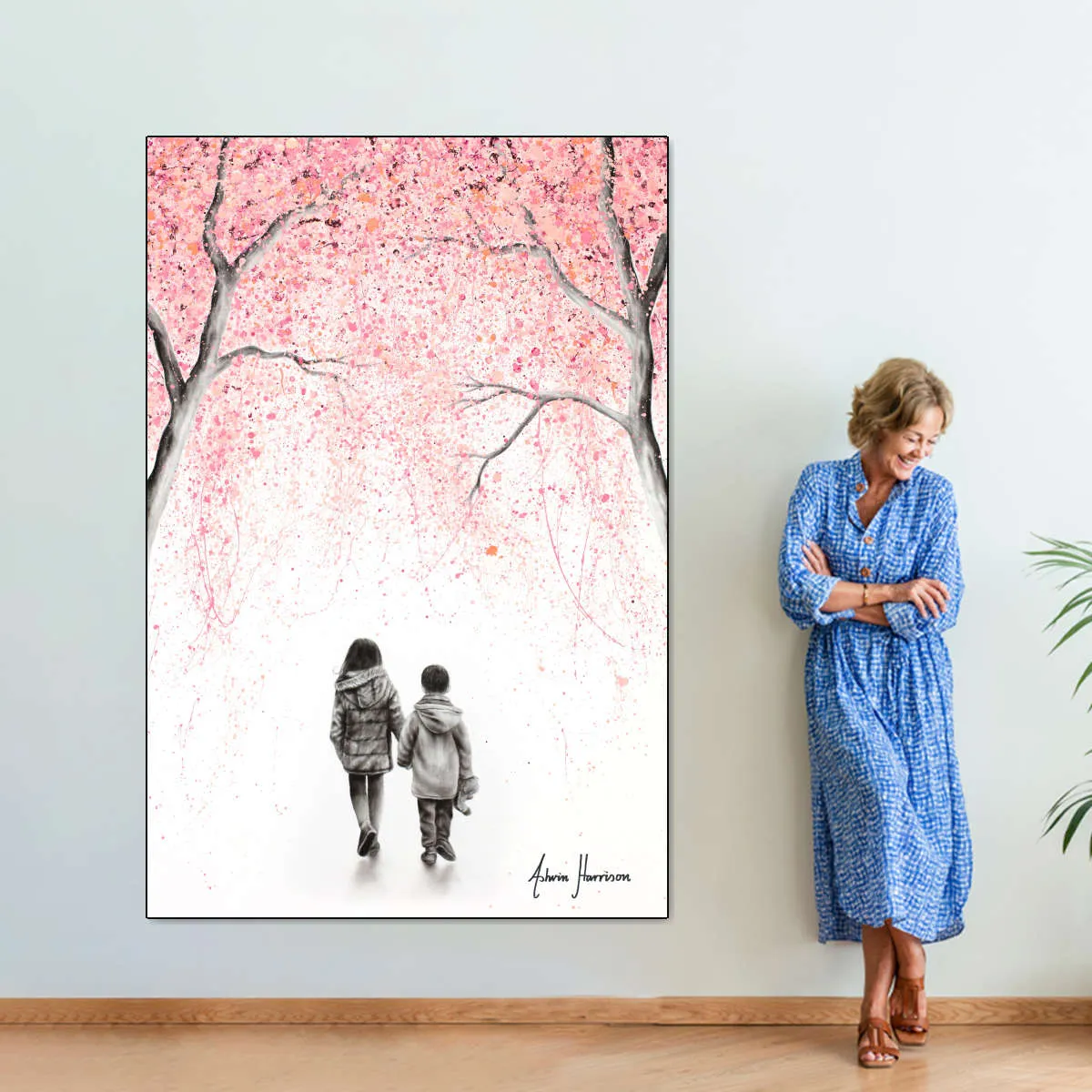 A Blossom Walk Wall Art