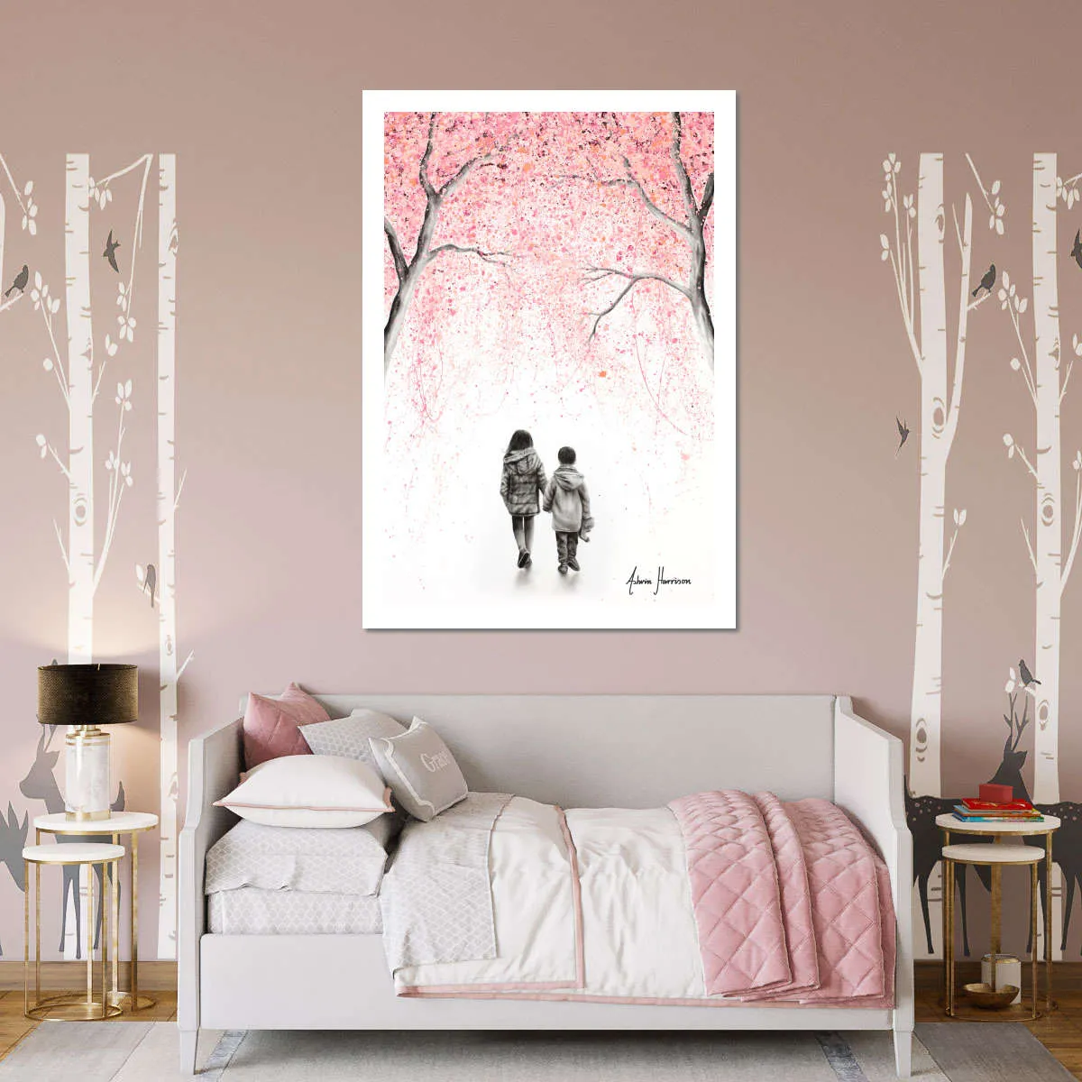 A Blossom Walk Wall Art