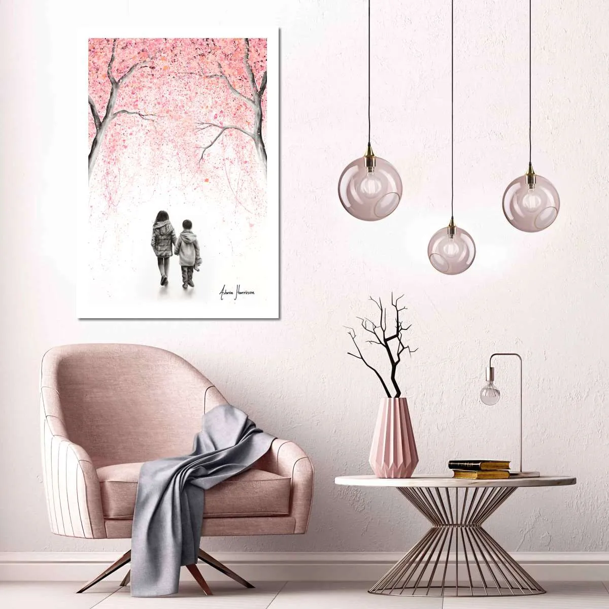 A Blossom Walk Wall Art