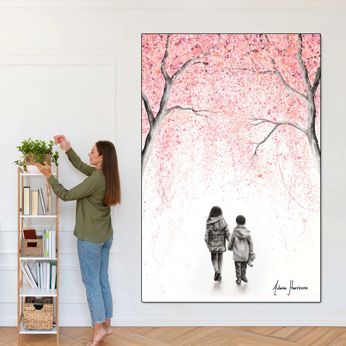 A Blossom Walk Wall Art