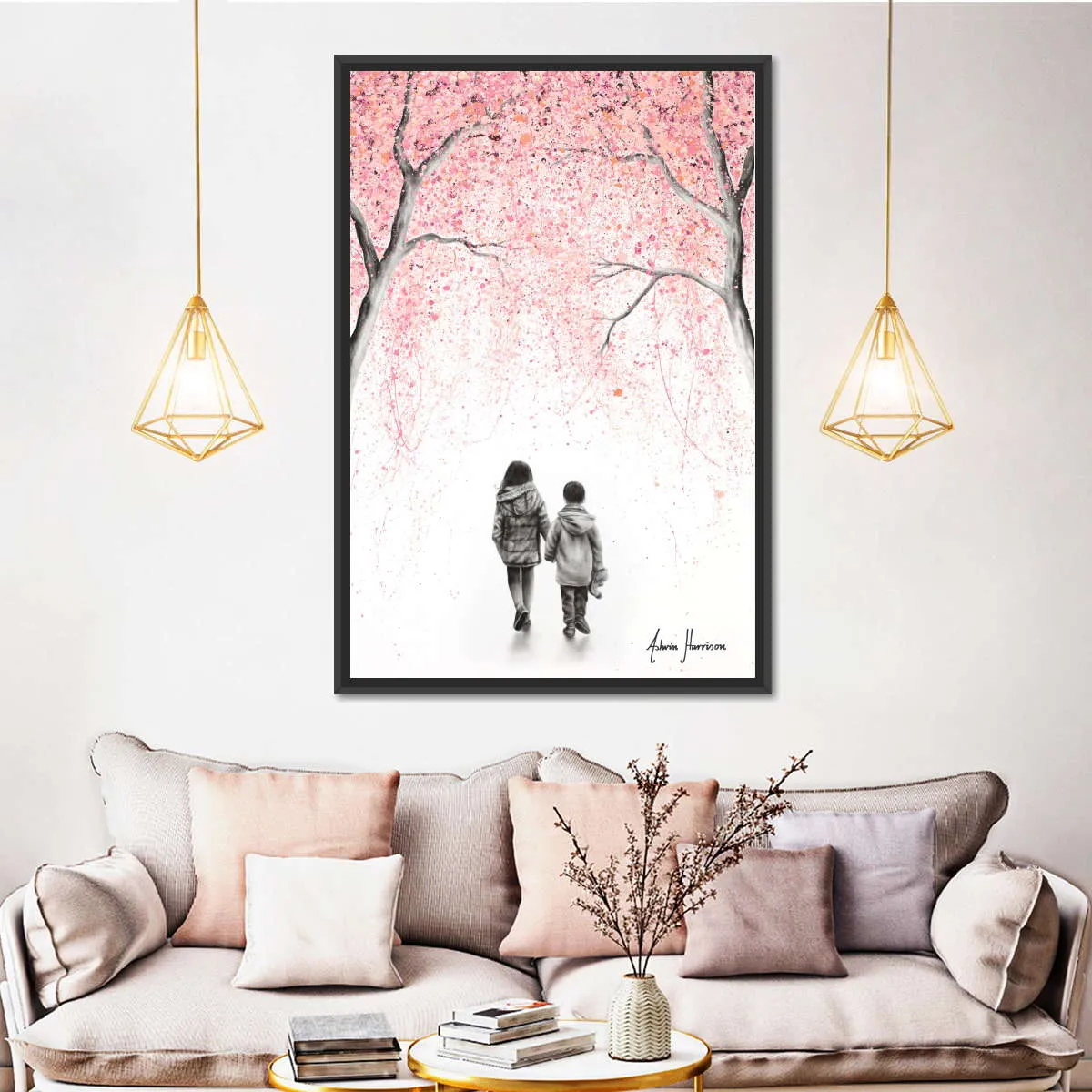 A Blossom Walk Wall Art