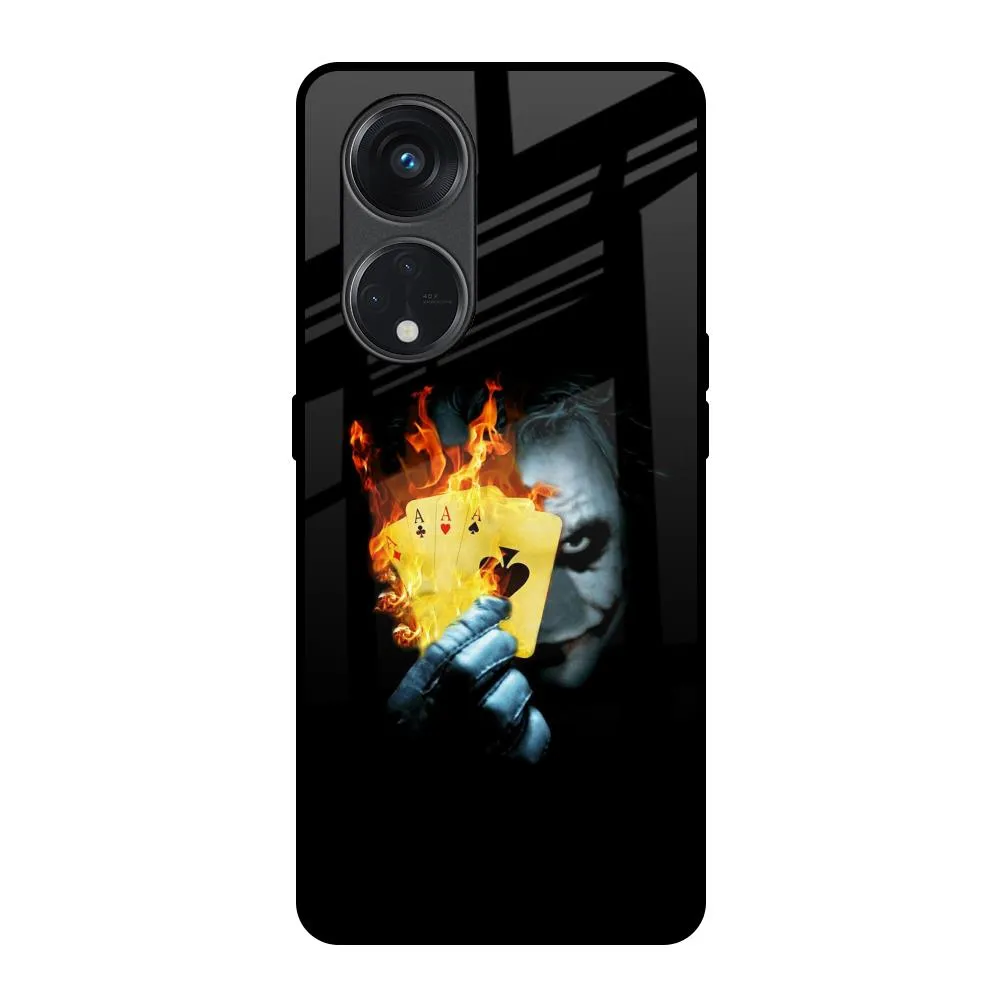 AAA Joker Glass Case for Oppo Reno8T 5G