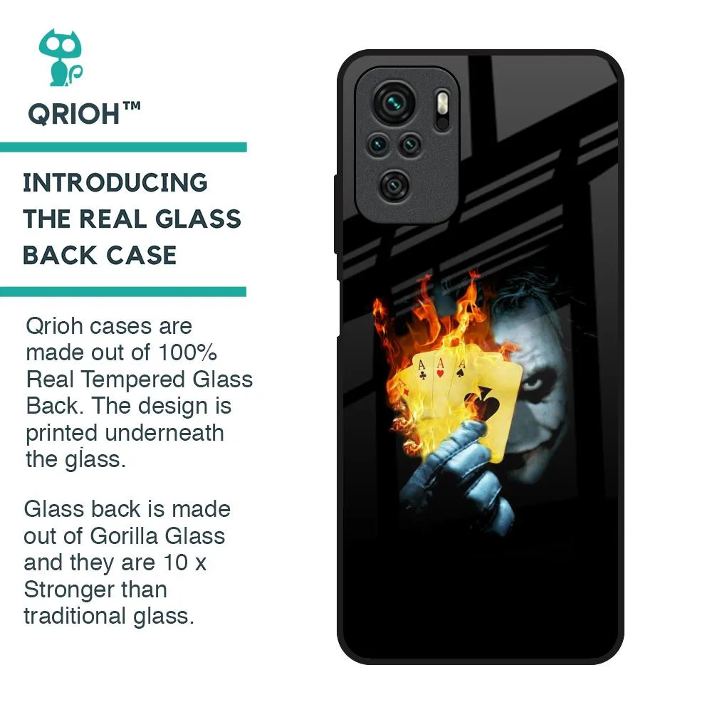 AAA Joker Glass Case for Redmi Note 10