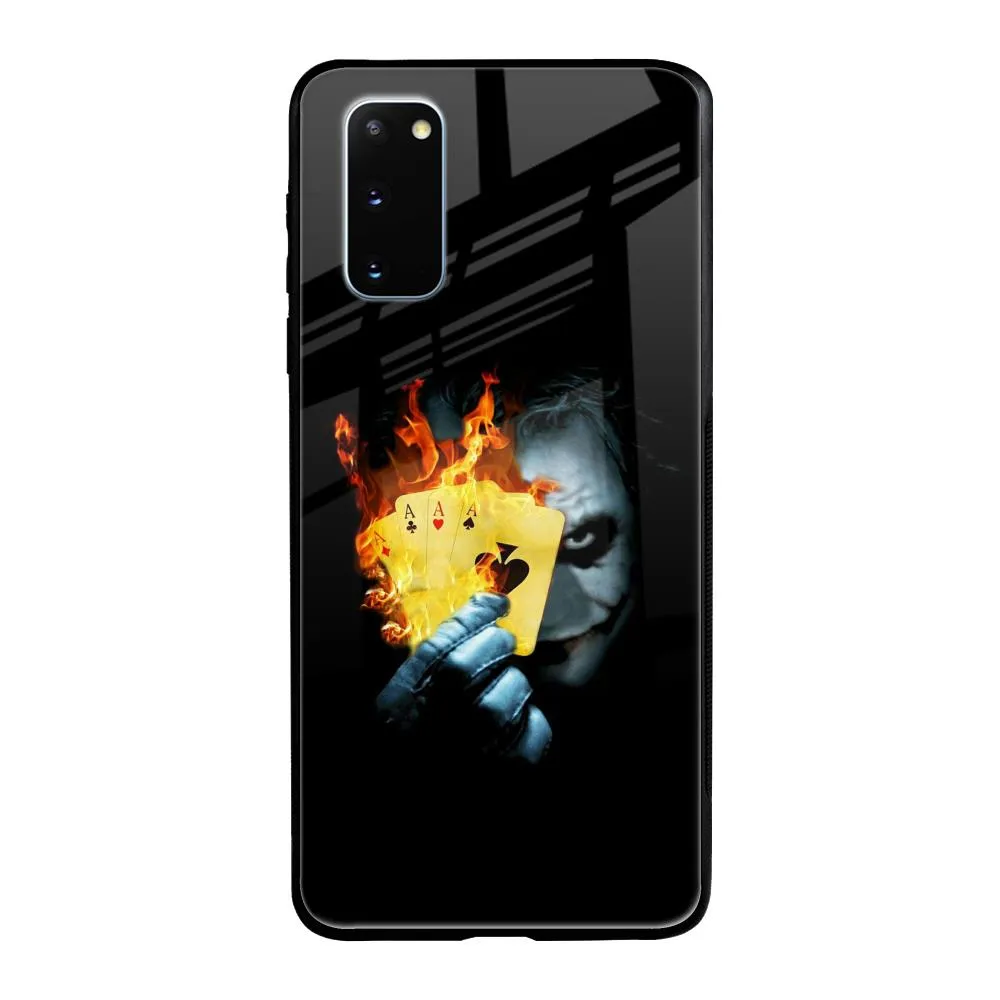 AAA Joker Glass Case for Samsung Galaxy S20