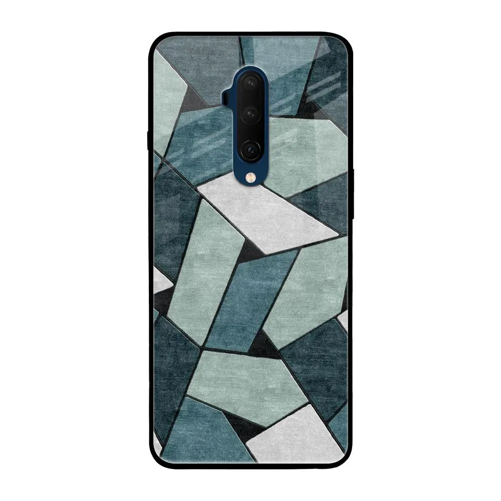 Abstact Tiles Glass Case for OnePlus 7T Pro