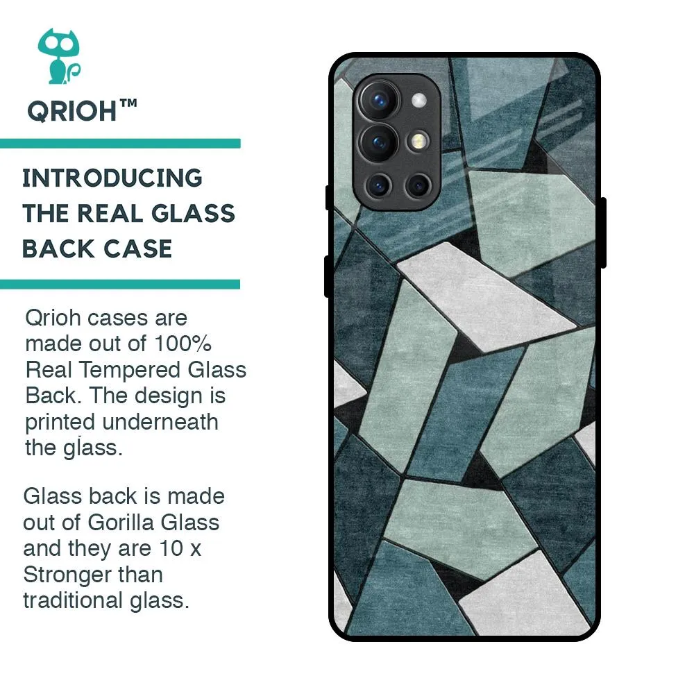 Abstact Tiles Glass Case for OnePlus 9R