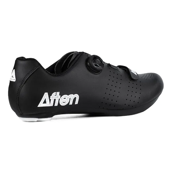 Afton Royce Clipless Road Shoe - Black-White