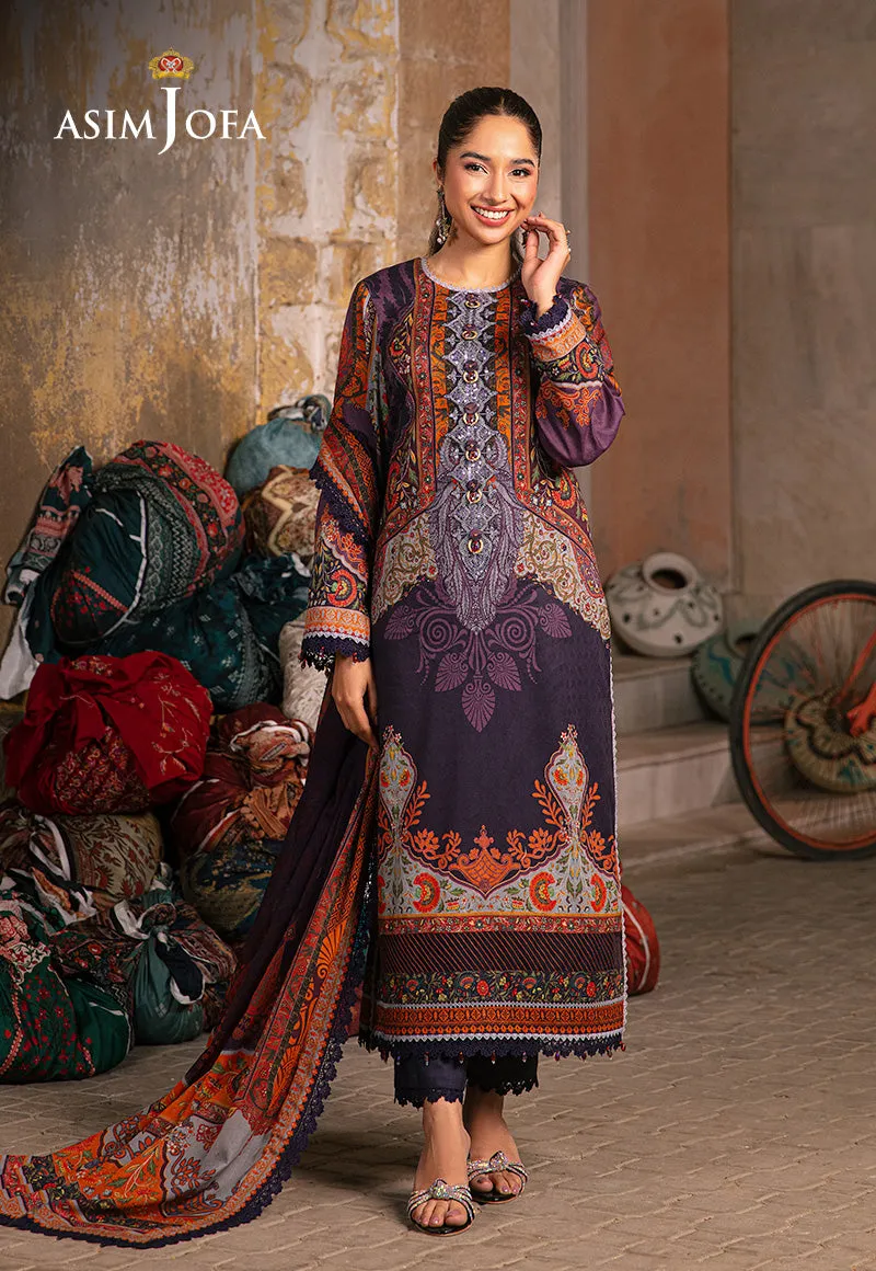 AJAR-12 EMBROIDERED JACQUARD 3 PCS