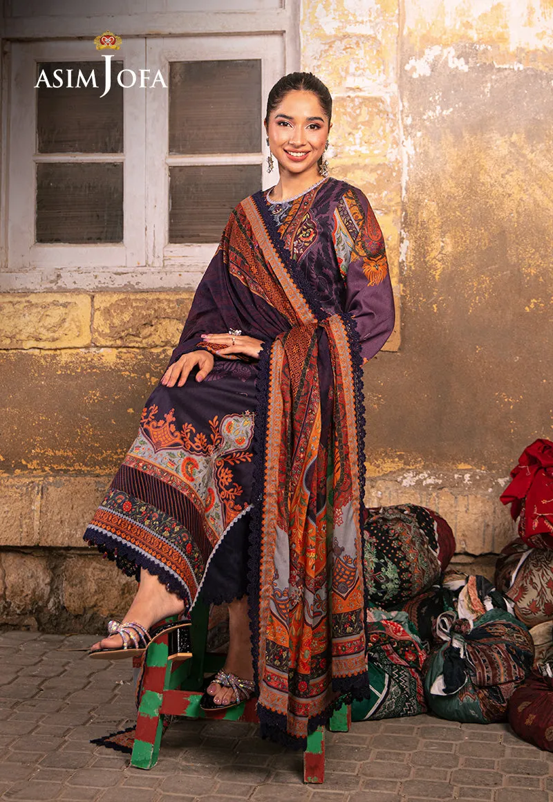 AJAR-12 EMBROIDERED JACQUARD 3 PCS