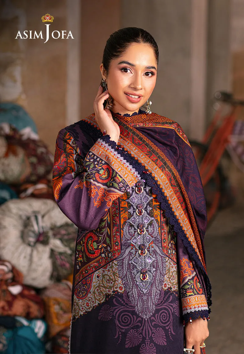 AJAR-12 EMBROIDERED JACQUARD 3 PCS