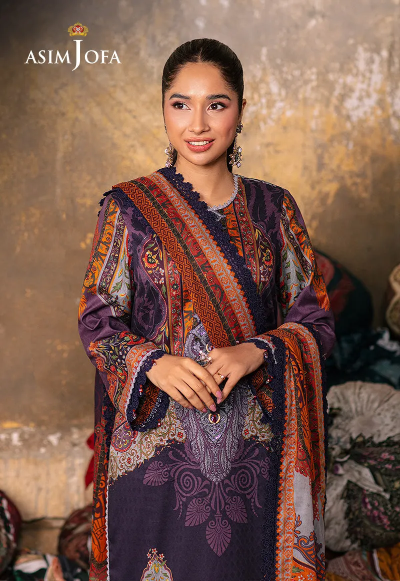 AJAR-12 EMBROIDERED JACQUARD 3 PCS