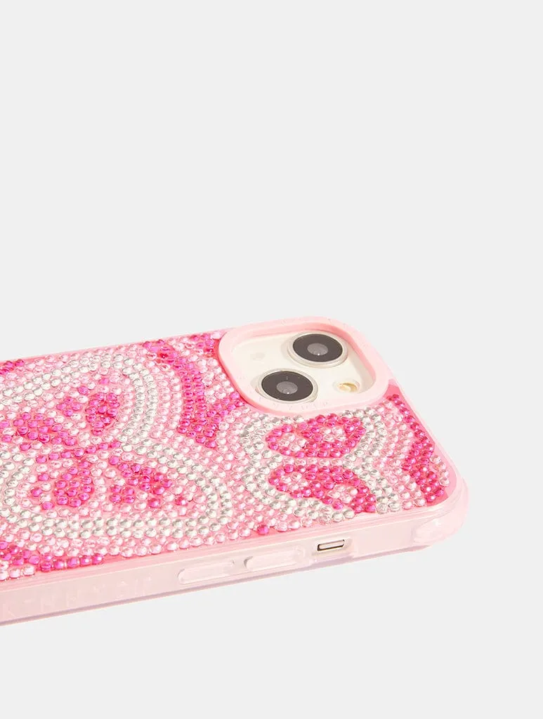 All Over Gem Butterfly Shock iPhone Case