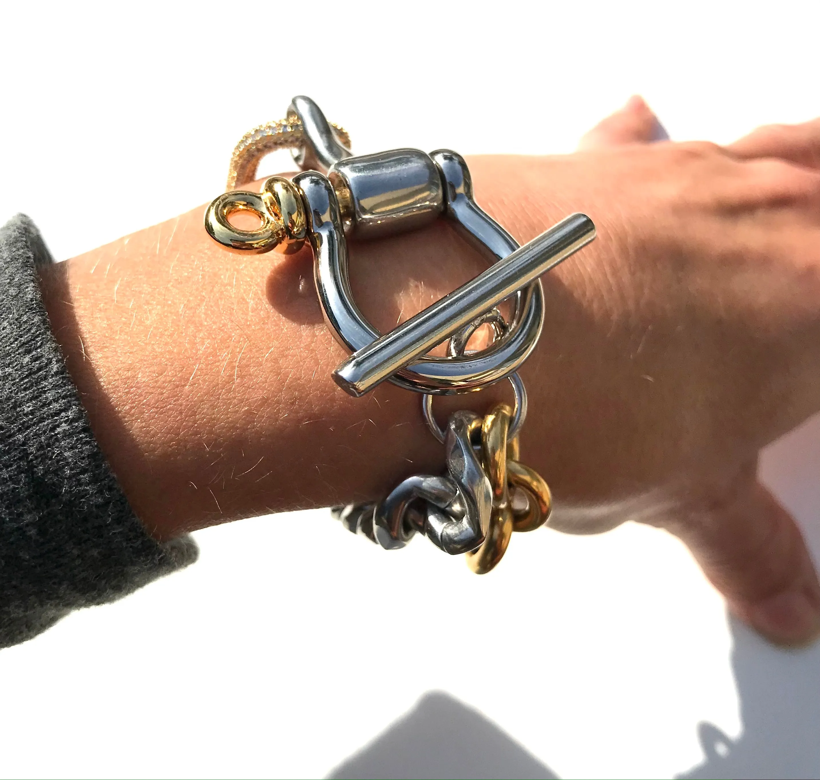 ARIES DOUBLE | Bracelet | gold - silver