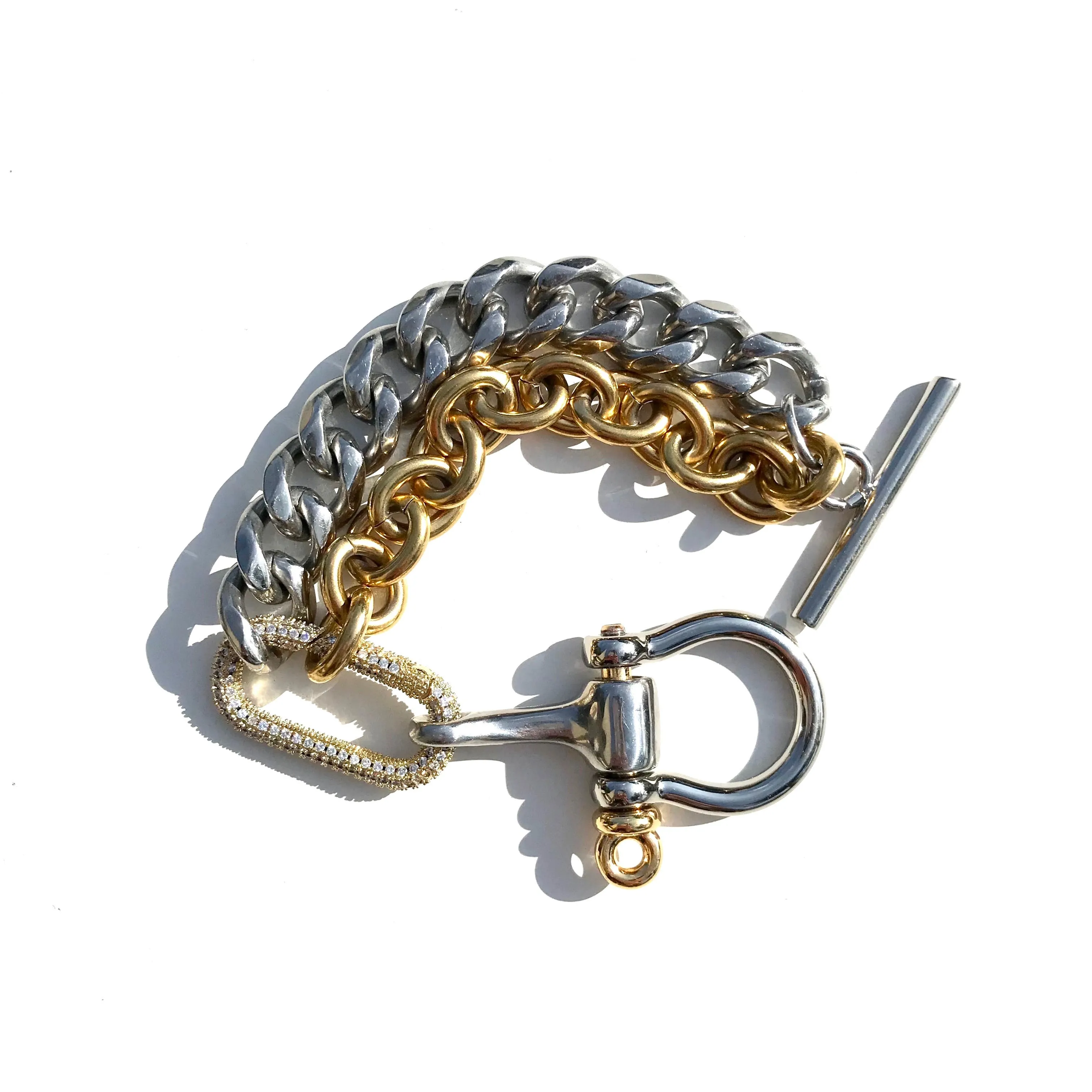 ARIES DOUBLE | Bracelet | gold - silver