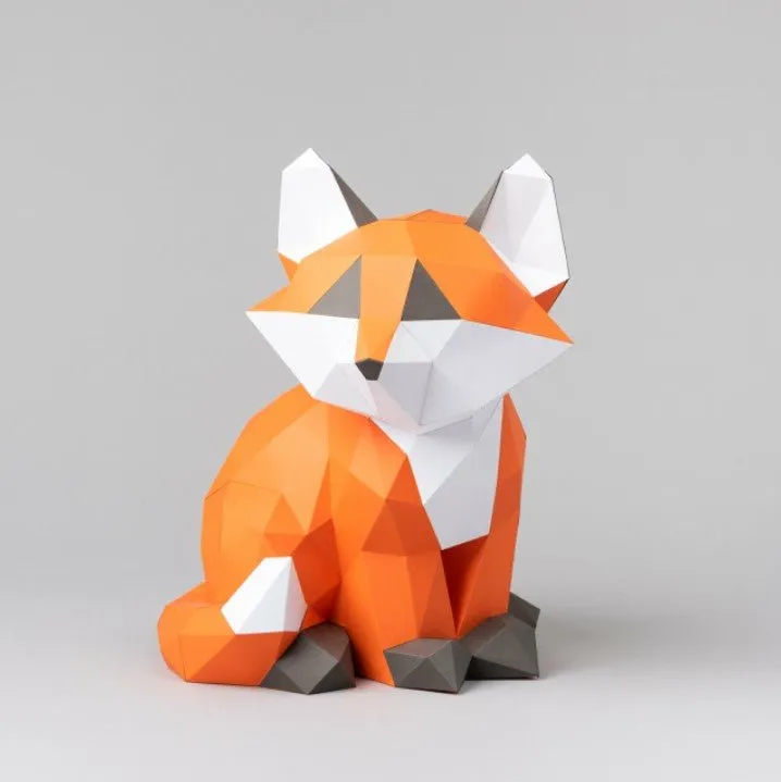 Baby Fox Paper DIY Kit (Final Sale)