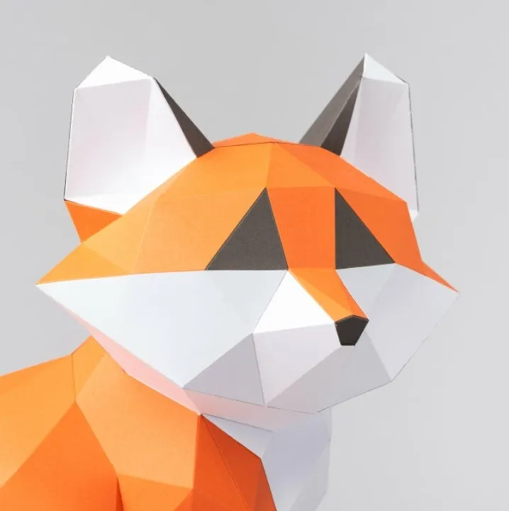 Baby Fox Paper DIY Kit (Final Sale)