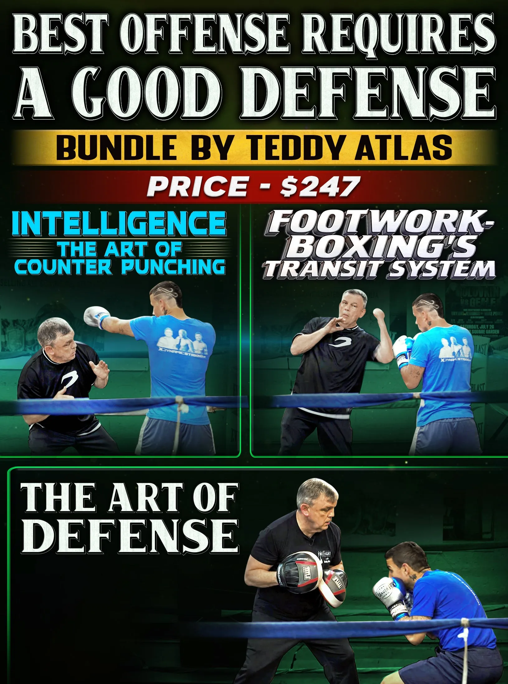 Best Offense Requires A Good Defense Bundle by Teddy Atlas