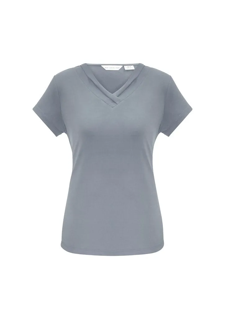 Biz Collection Womens Lana S/S Top-(K819LS)