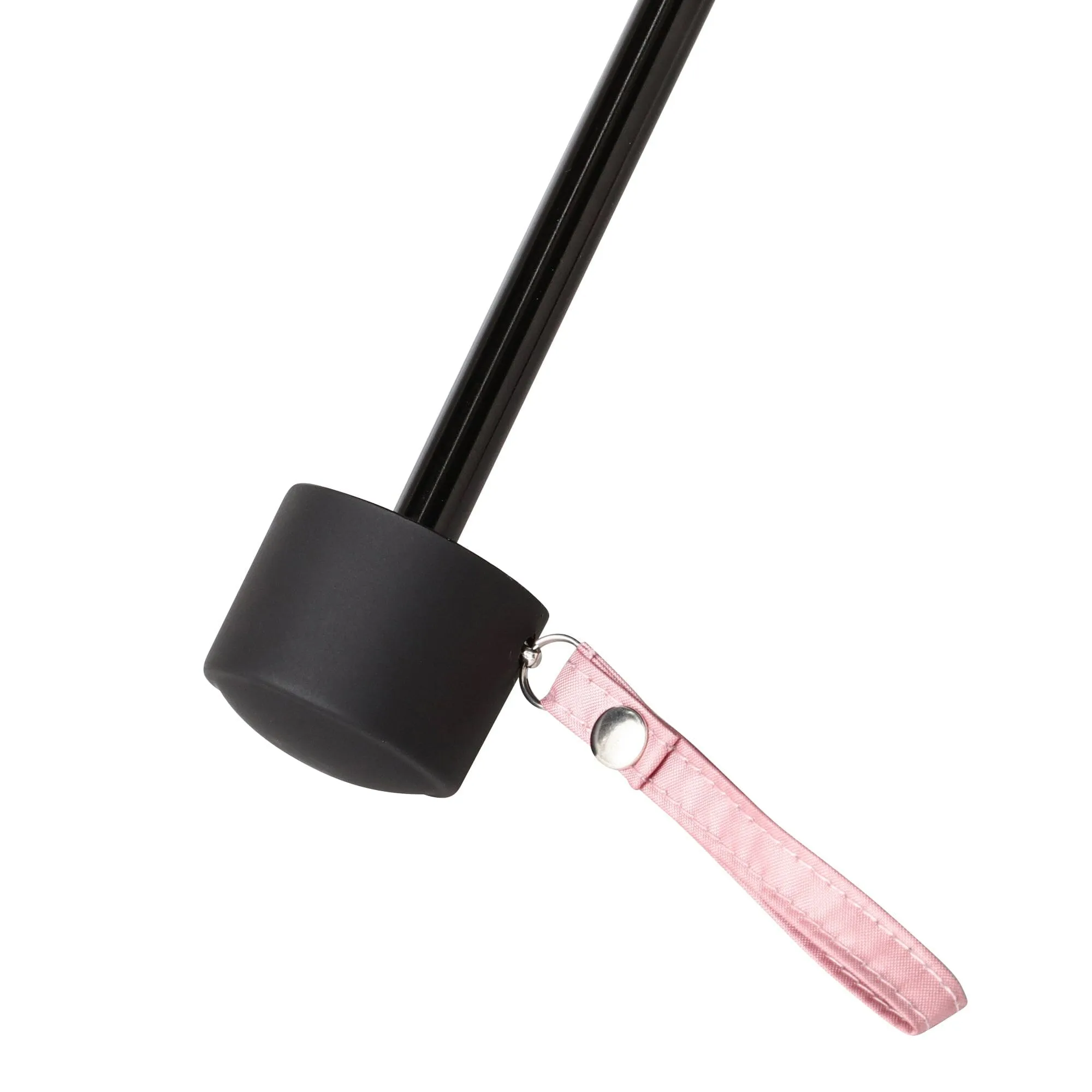 Blackout Piping Long Umbrella  47cm Pink