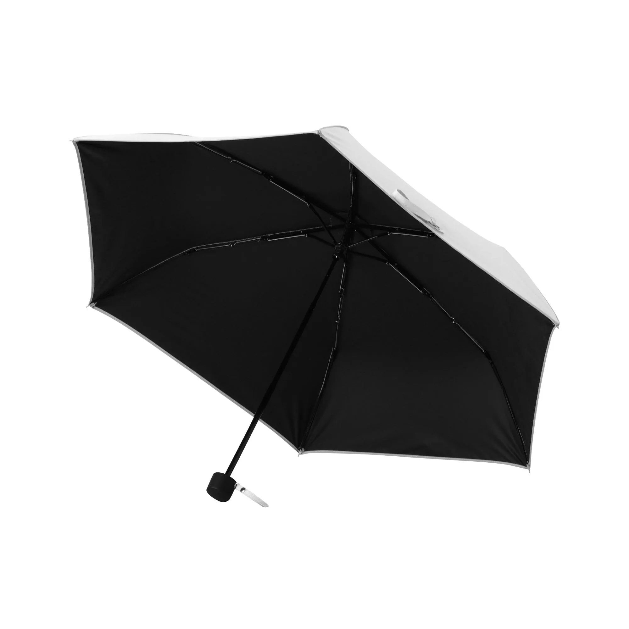 Blackout Piping Long Umbrella  47cm White