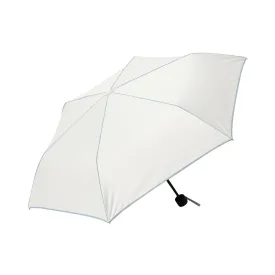 Blackout Piping Long Umbrella  47cm White