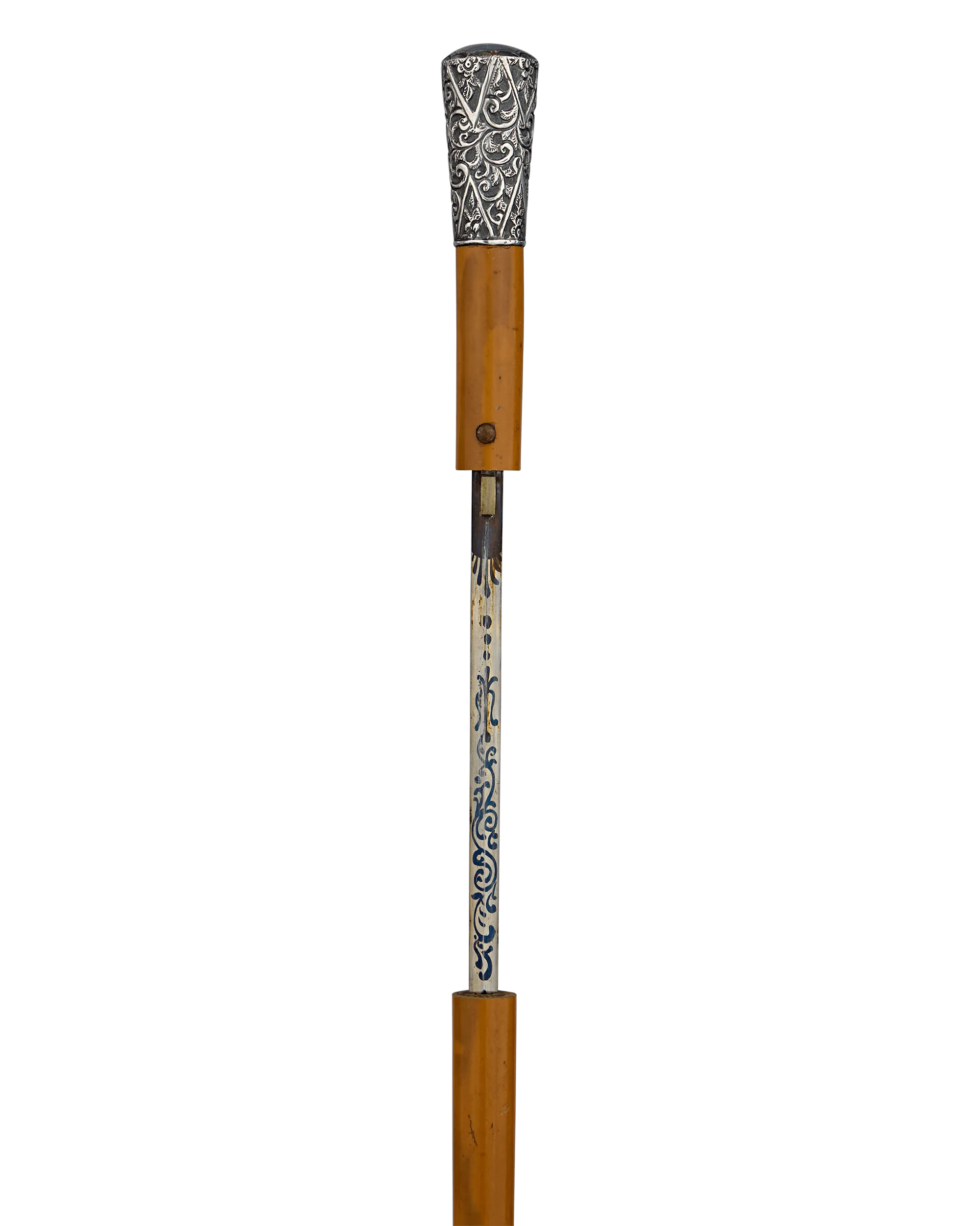 Blue Steel Sword Cane