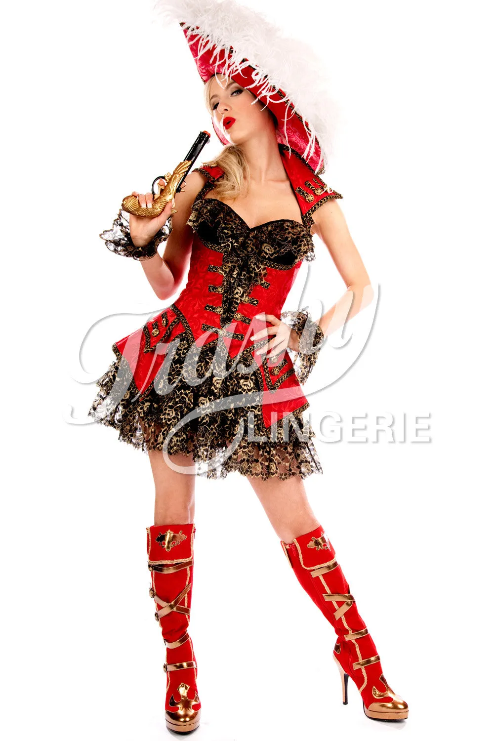 Brocade Pirate Over Dress