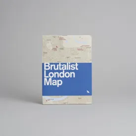 Brutalist London Map 2nd Edition