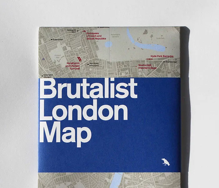 Brutalist London Map 2nd Edition