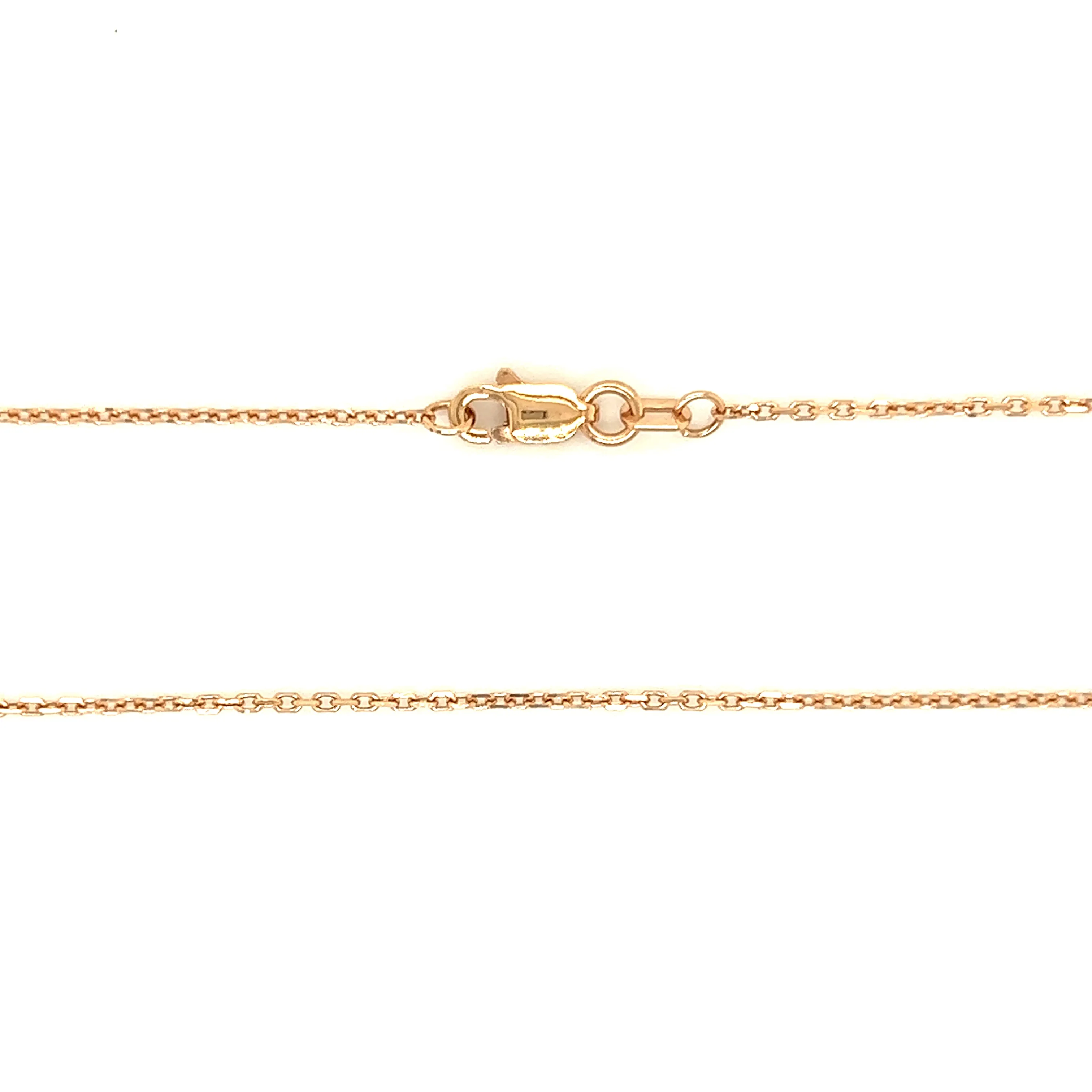 Cable Chain 1.15mm with 24in of Length in 14K Rose Gold