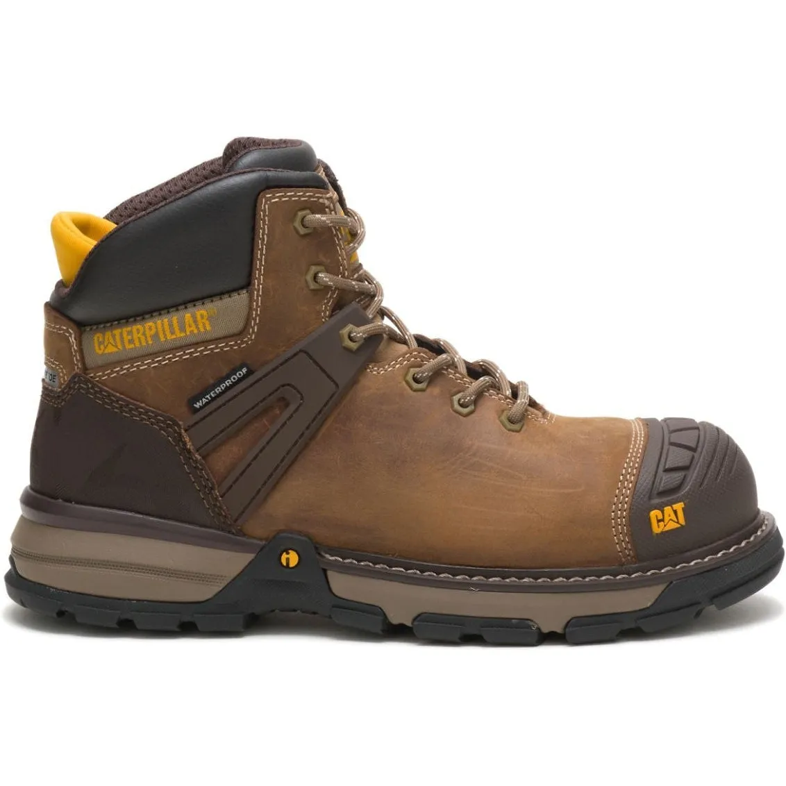 CAT Men's Superlite WP Carbon CT Work Boot - Dark Biege - P91218