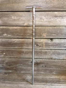 Chrome Climbing Axe Walking Stick