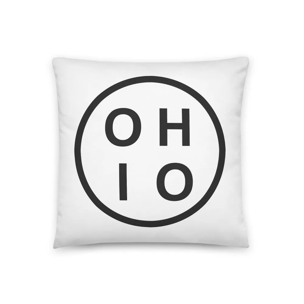 Circle Ohio Soft Pillow