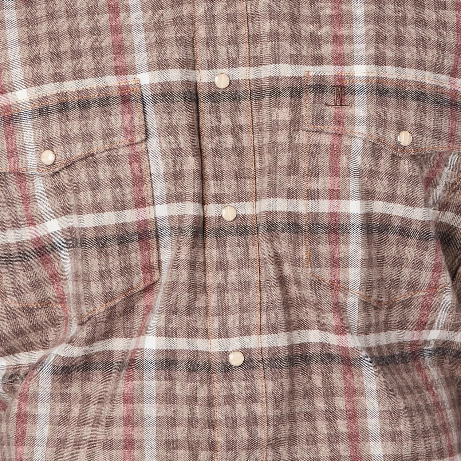 Denver Flannel:: Brown/Burgundy