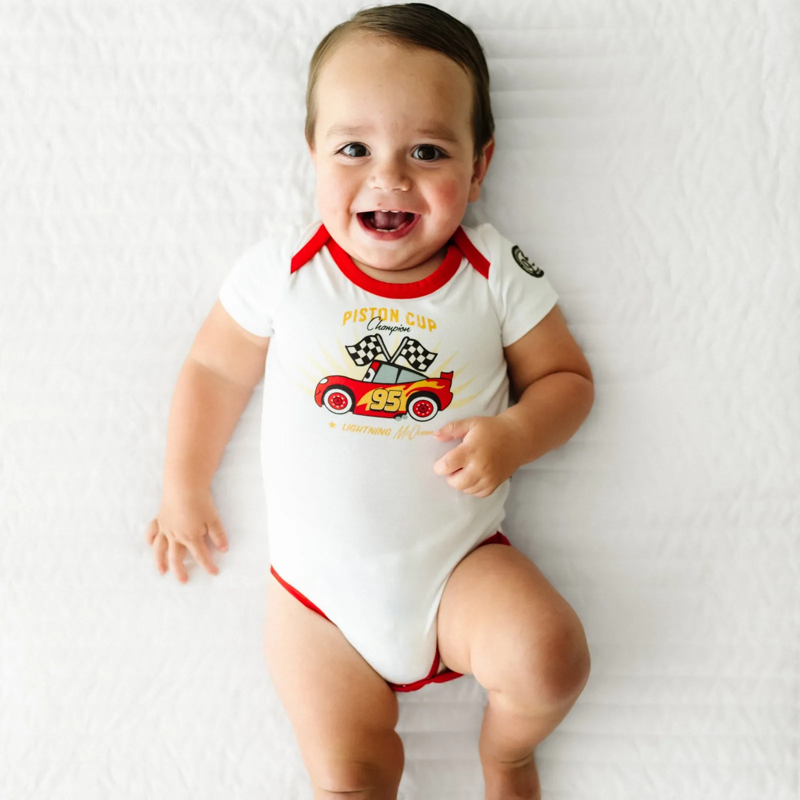 Disney Pixar Lightning McQueen Graphic Bodysuit