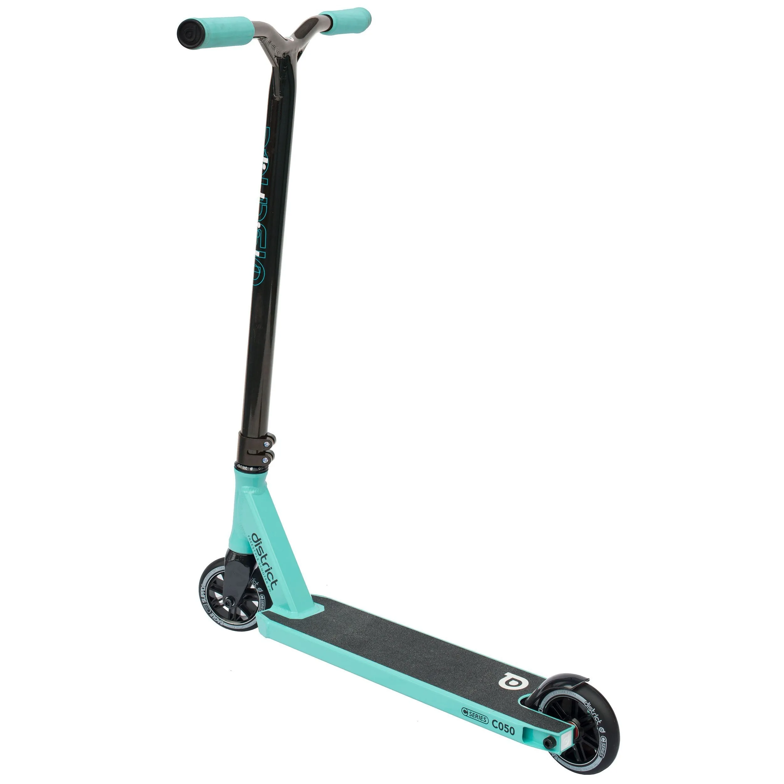 District Scooters C050 Complete Stunt Scooter, Black/Mint